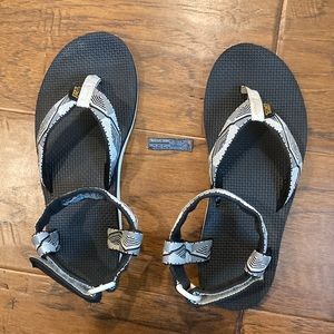 Teva thong sandal with adjustable ankle straps